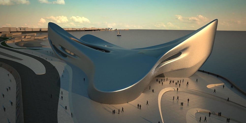 Render-del-Museo-del-Mediterraneo-di-Reggio-Calabria-firmato-Hadid-©-Zaha-Hadid-Architects